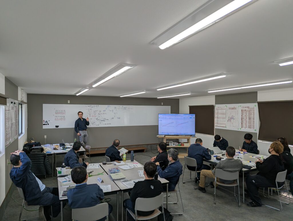 【滋賀県】第1回「DX推進のためのTOC(制約理論)」研修講義の様子